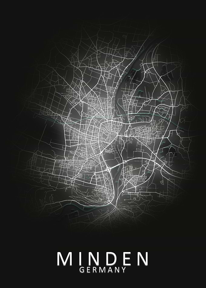 Minden Germany City Map