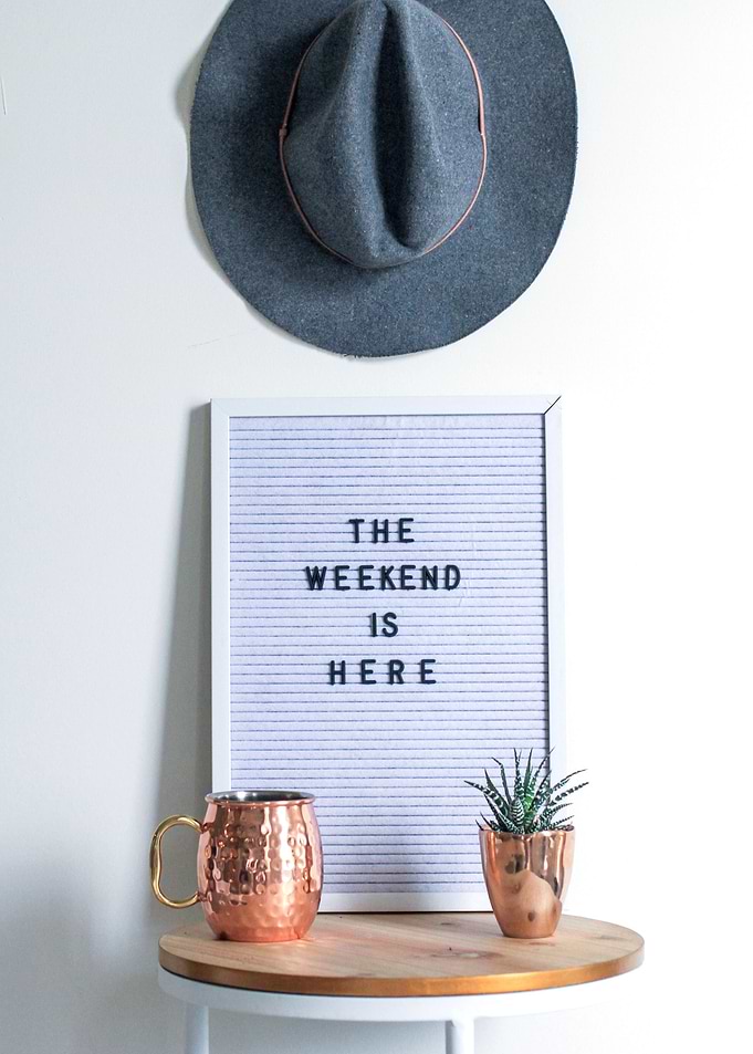 Weekend is here