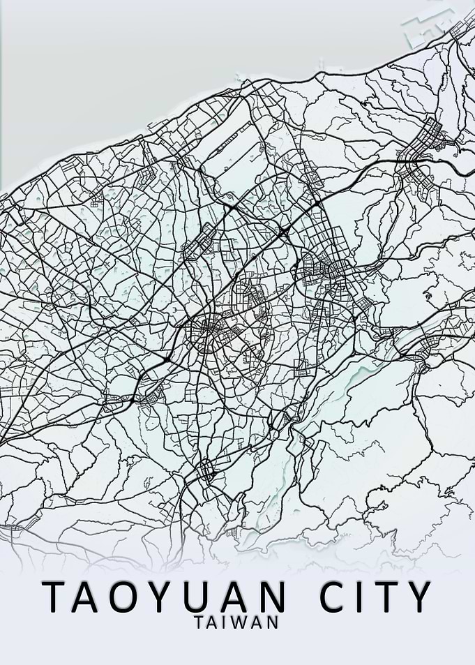 Taoyuan City Taiwan Map