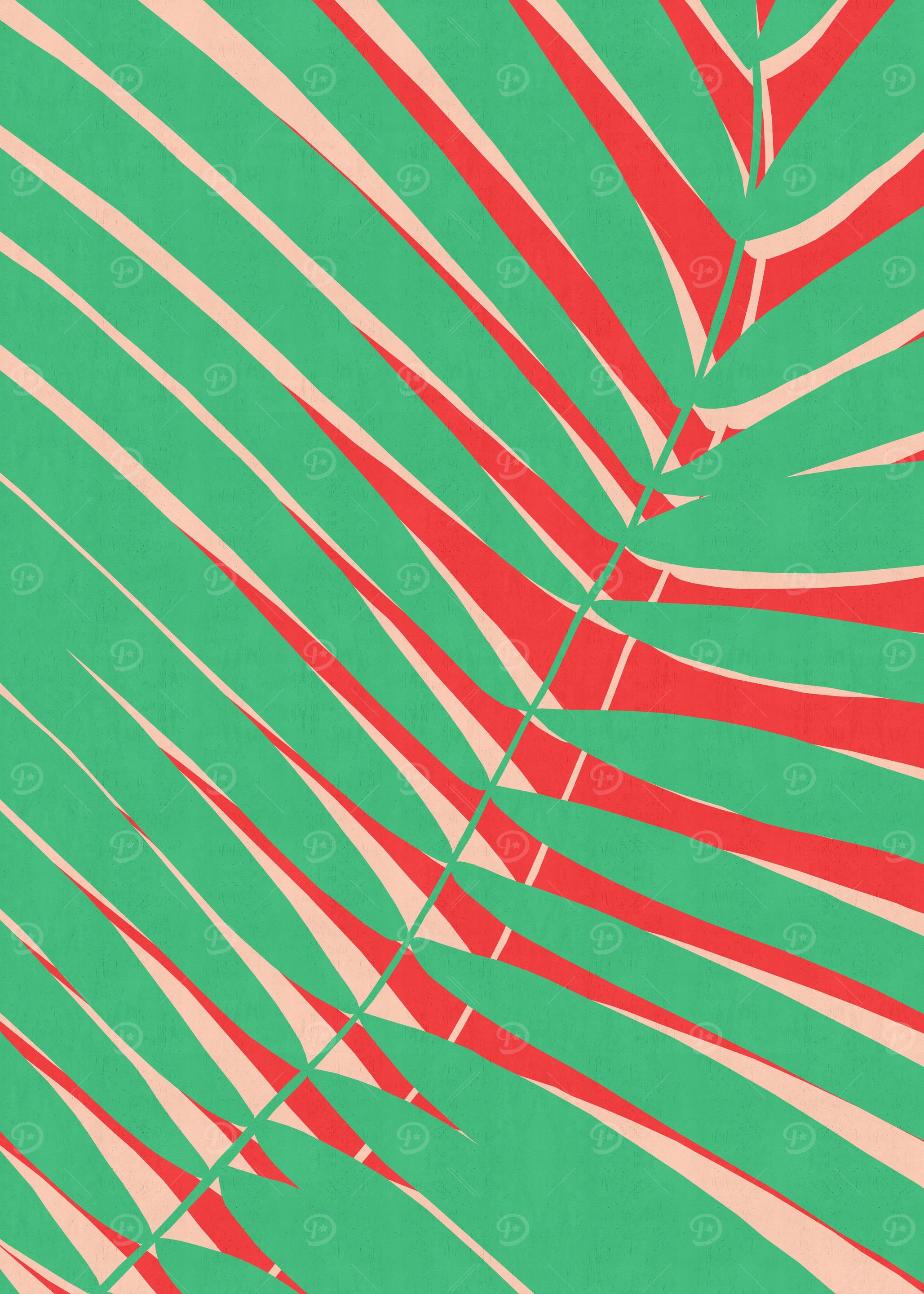 Colorful tropical leaf XI