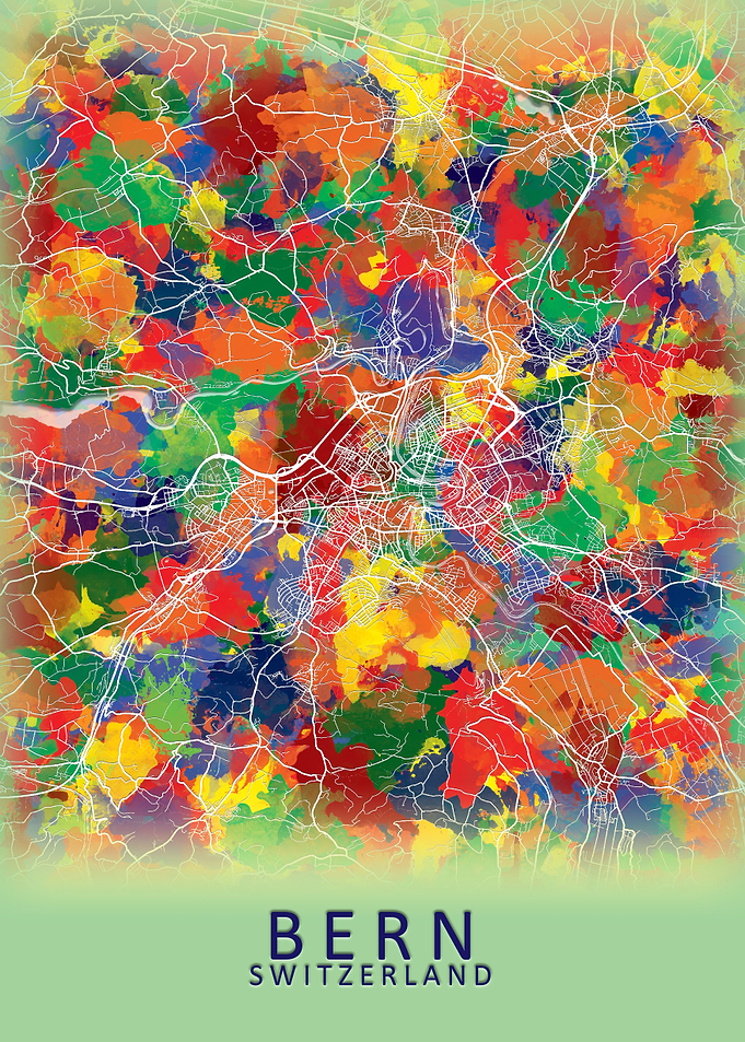 Bern Switzerland City Map