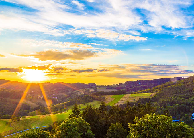Sunset In The West