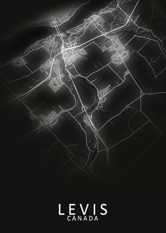 Levis Canada City Map
