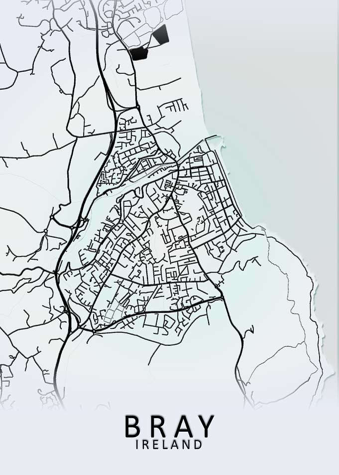 Bray Ireland City Map