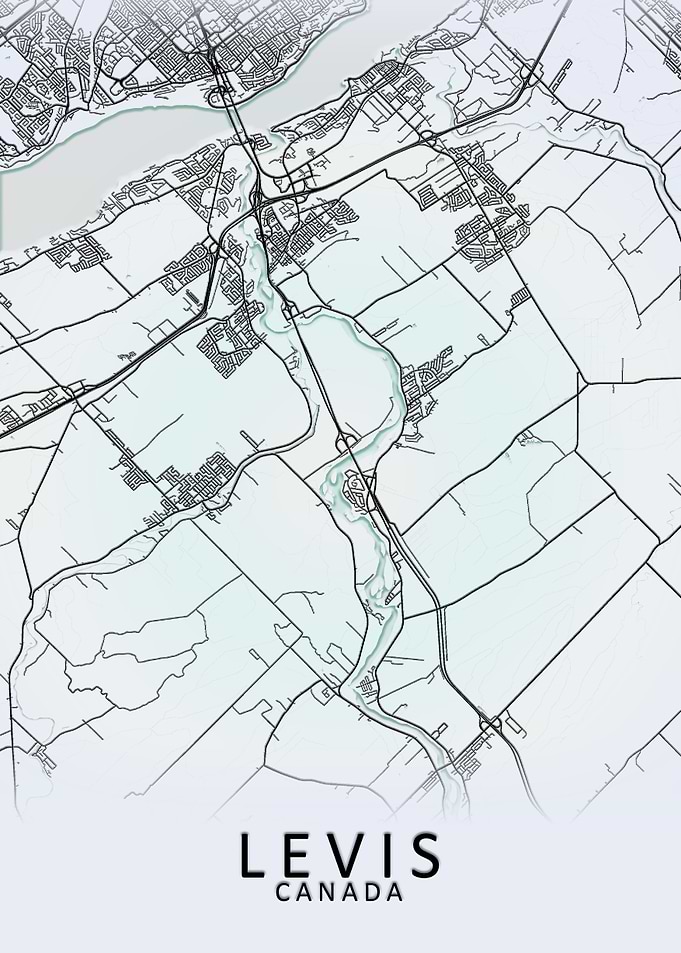 Levis Canada City Map