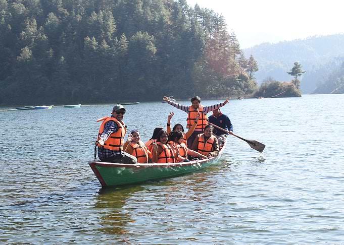 Boating at indrasarobar