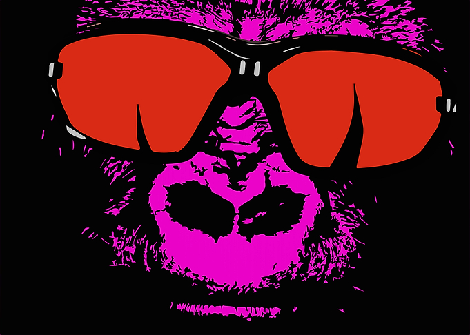 Cool Pink Gorilla