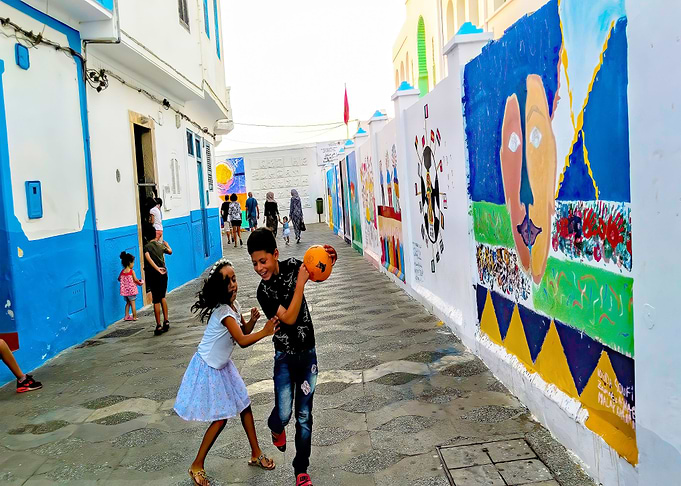 children playing
