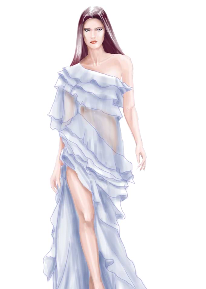 On the runway