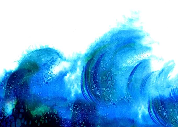 Splash Blue Waves