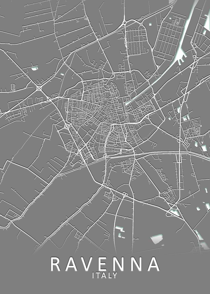 Ravenna Italy City Map