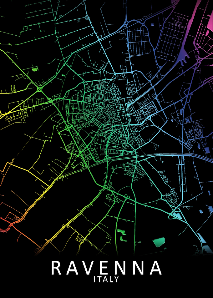 Ravenna Italy City Map