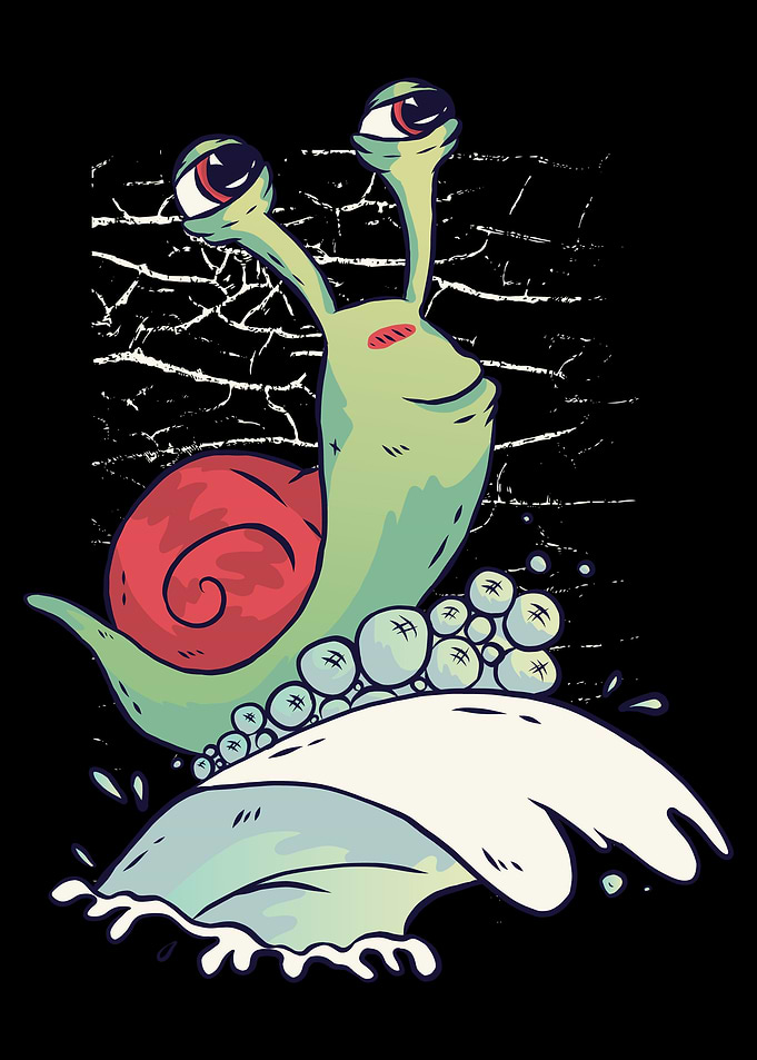 Surfing Snail
