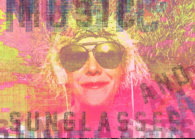 Sunglasses and sun