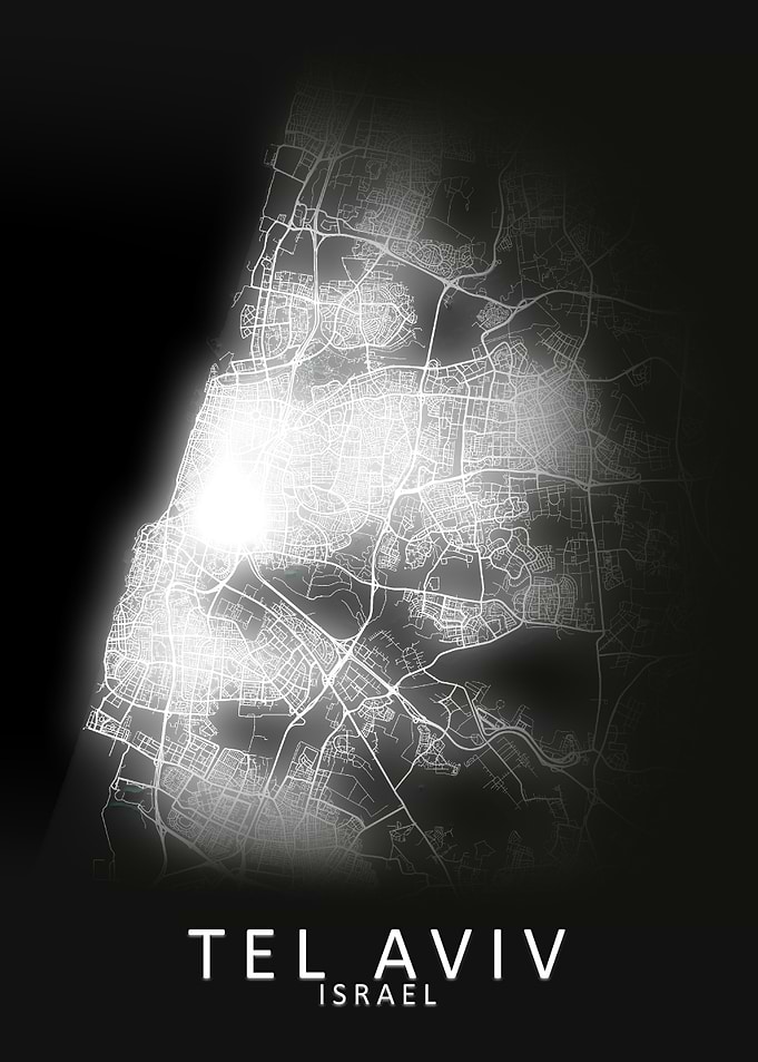 Tel Aviv Israel City Map