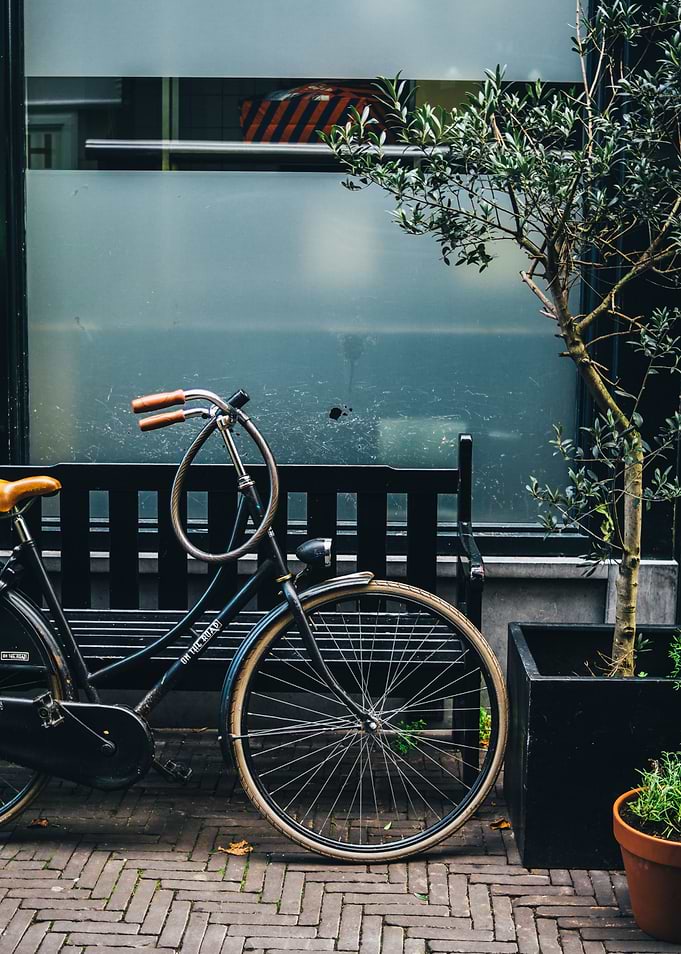 Dutch Bicycle in City