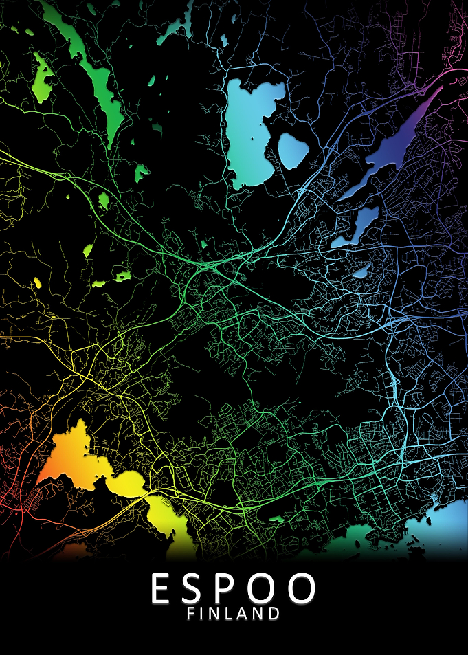Espoo Finland City Map