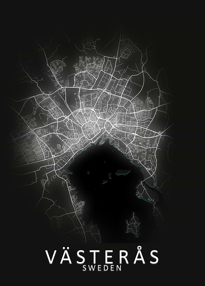 Vasteras Sweden City Map