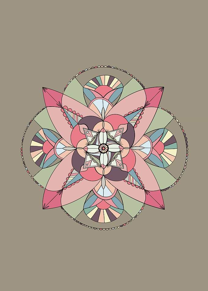 Shabby Chic Mandala