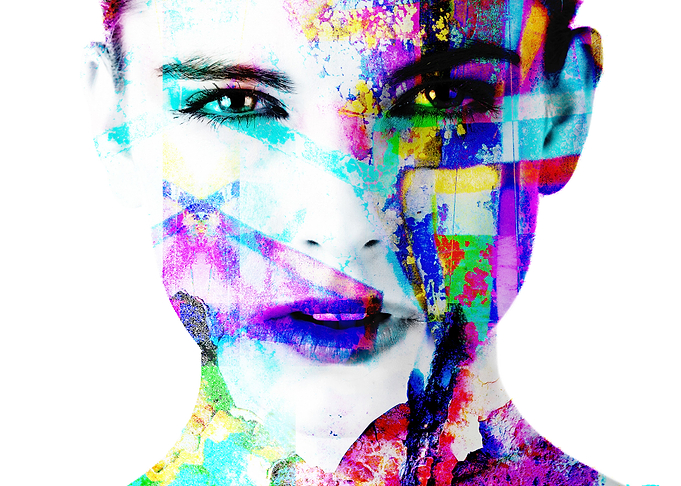 Multicolor Portrait