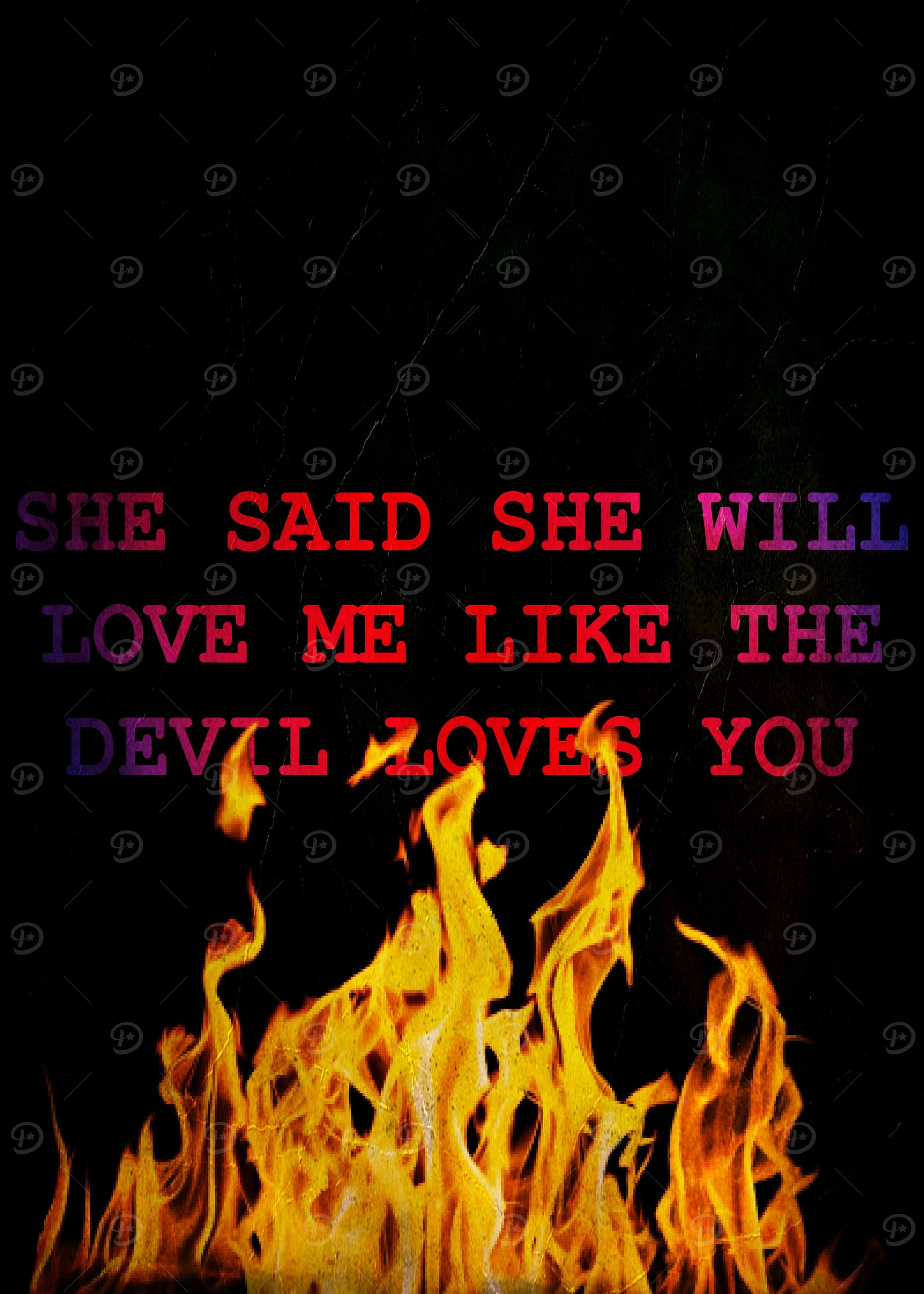 she said