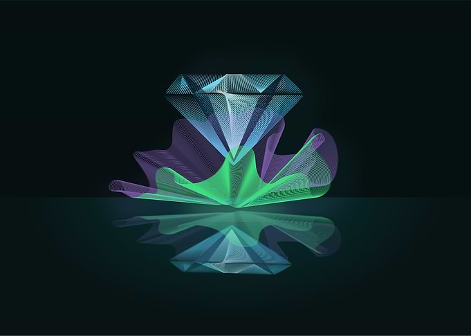 Diamond mirror