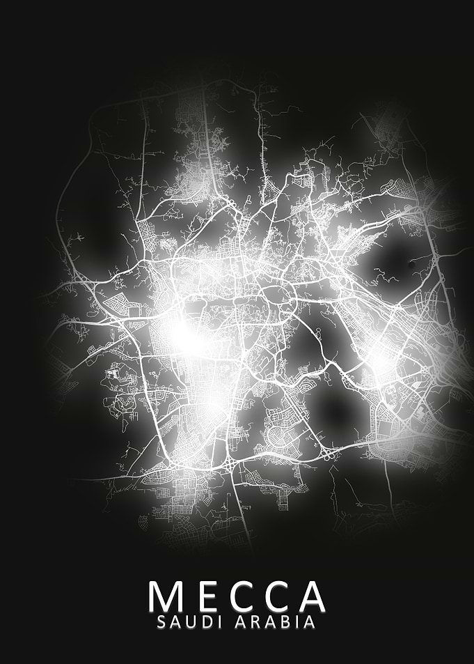 Mecca Saudi Arabia Map
