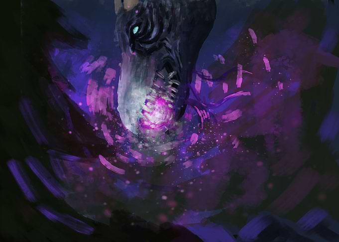 Dragon beam closeup
