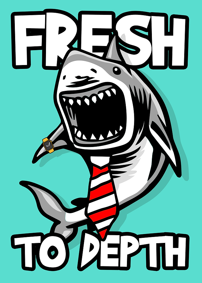 Fresh To Depth Shark Pun