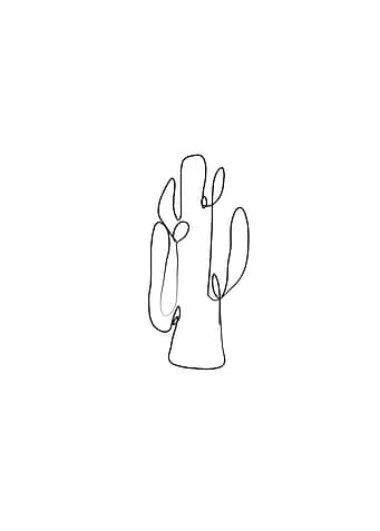 One line Cactus