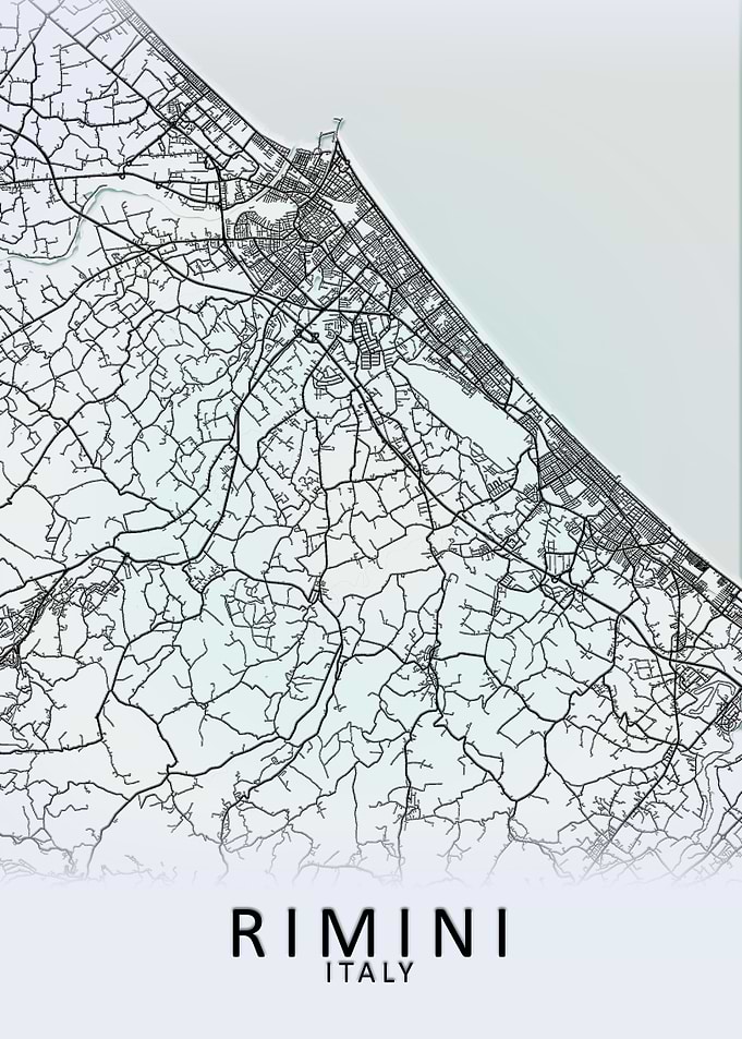 Rimini Italy City Map