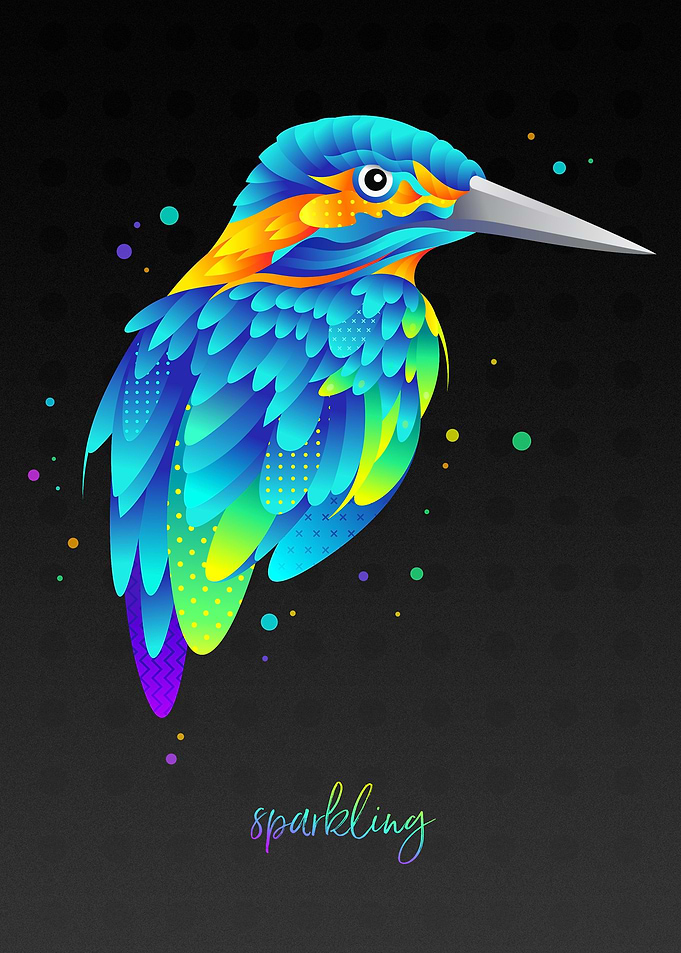 Colorful Kingfisher