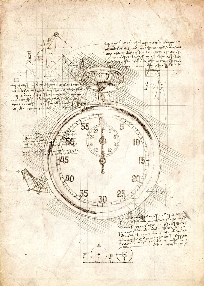 Pocket watch sketch