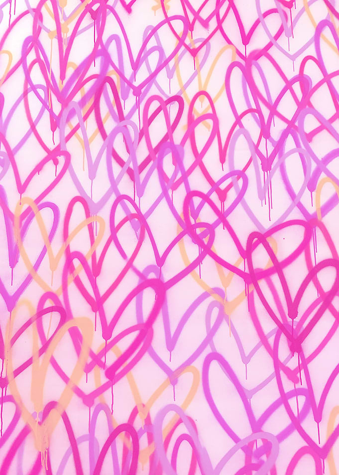 Pink hearts