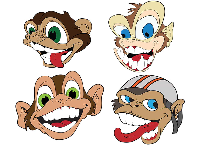 Monkeys Cartoon