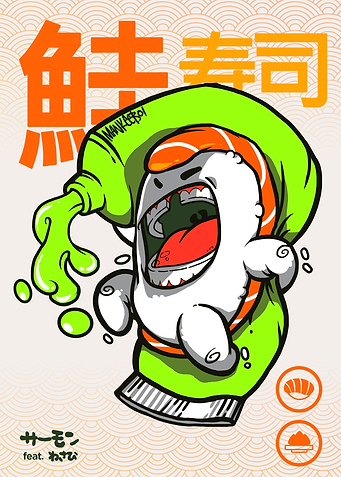 Salmon feat Wasabi