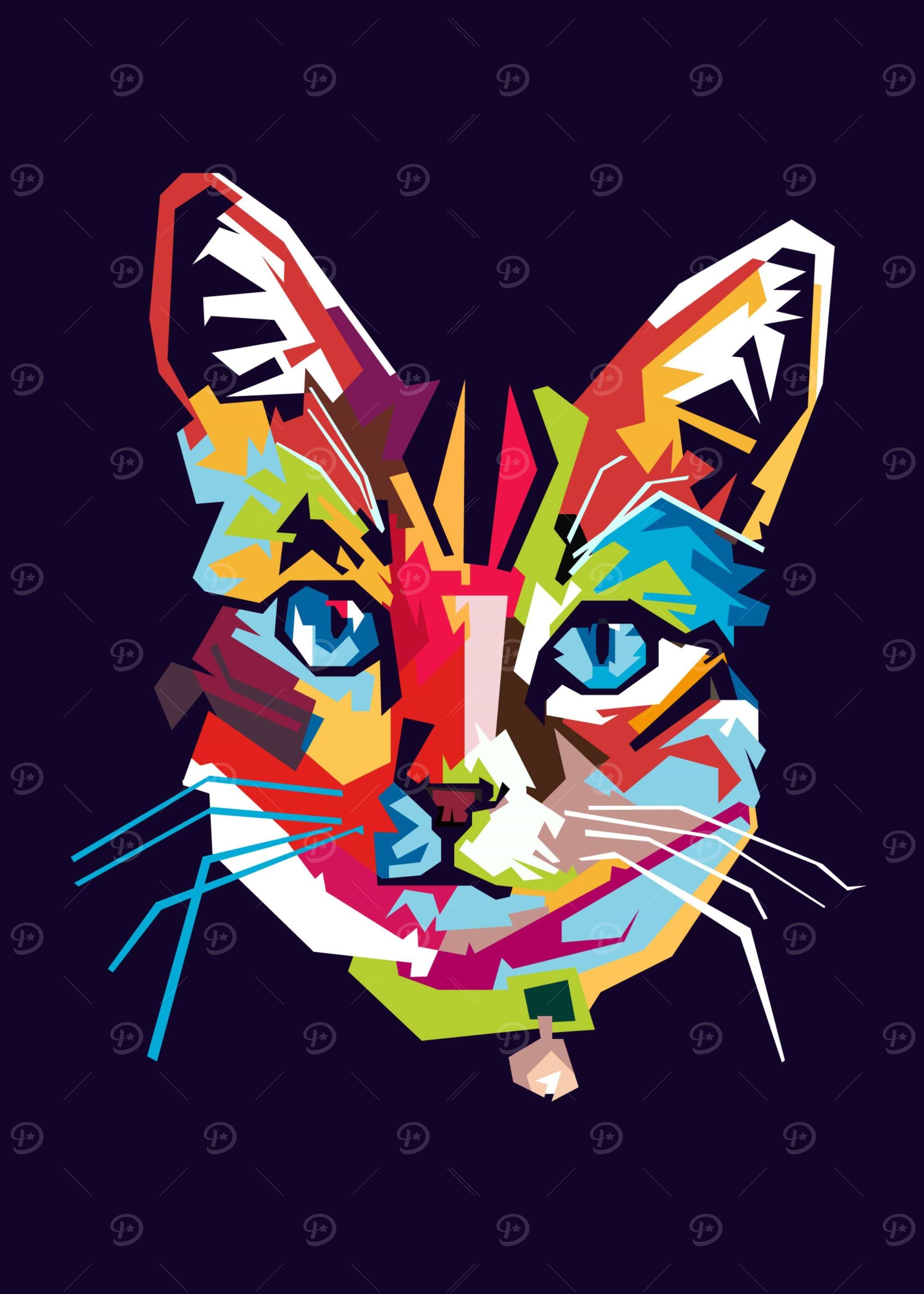 Cat Popart