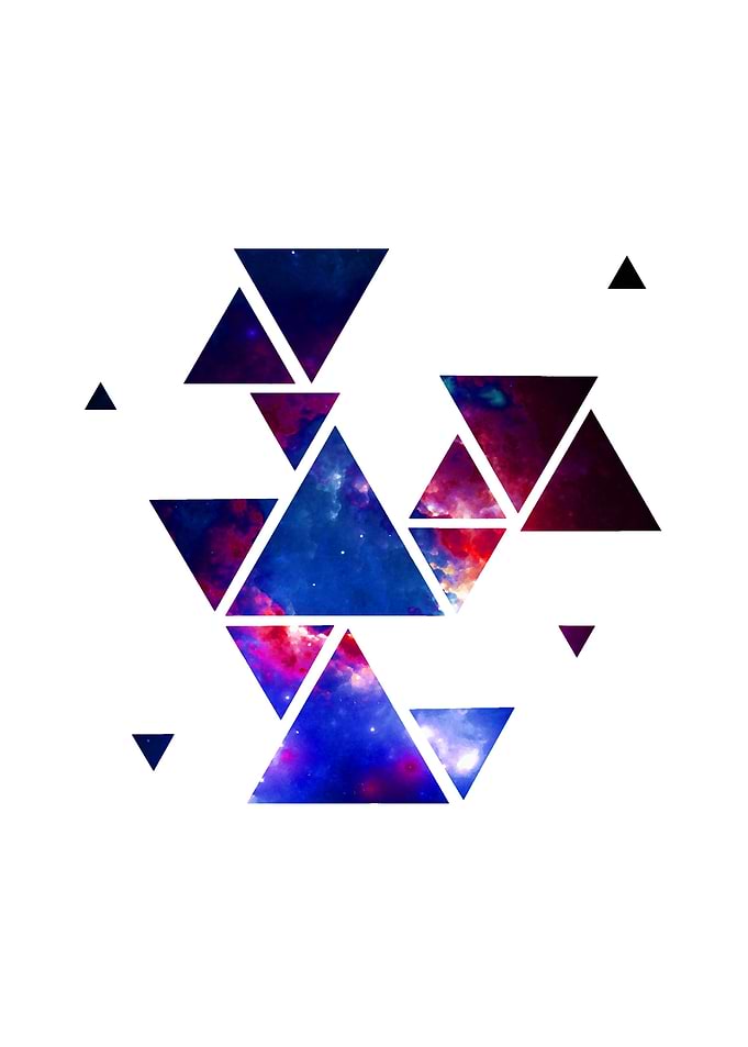 Triangular Space Bubbles
