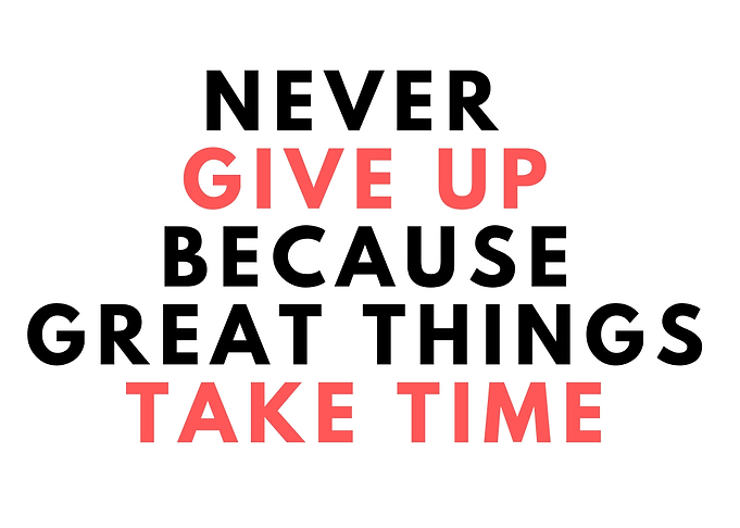 Never Give Up