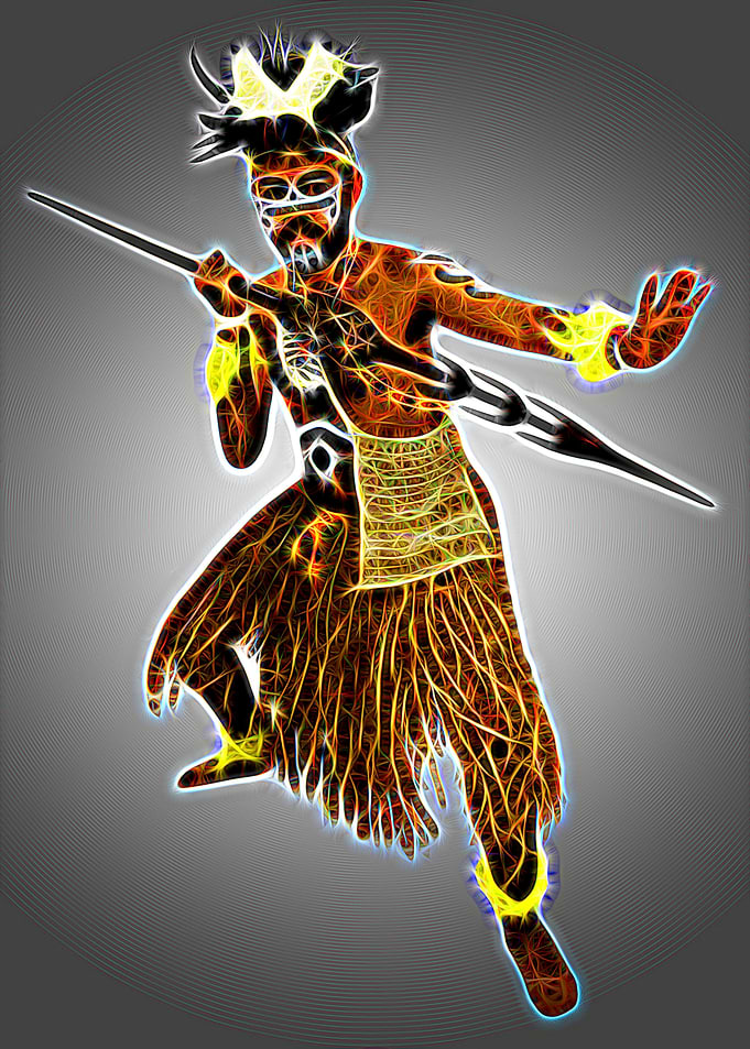 Papua War Dancer