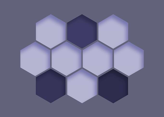 Blue geometric structure