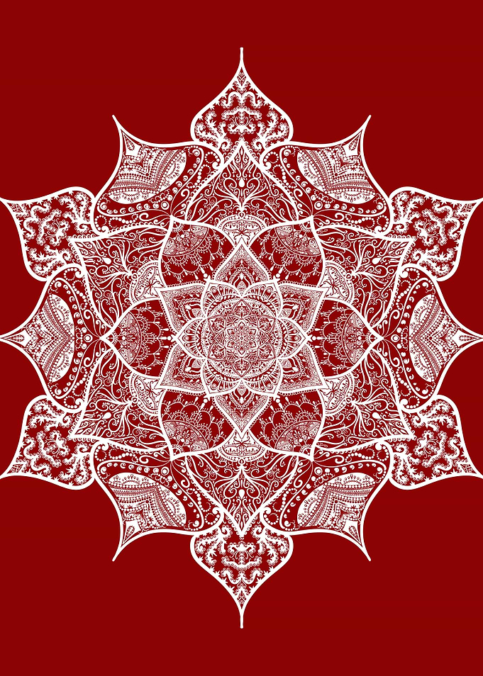 Raspberry Loergann Mandala
