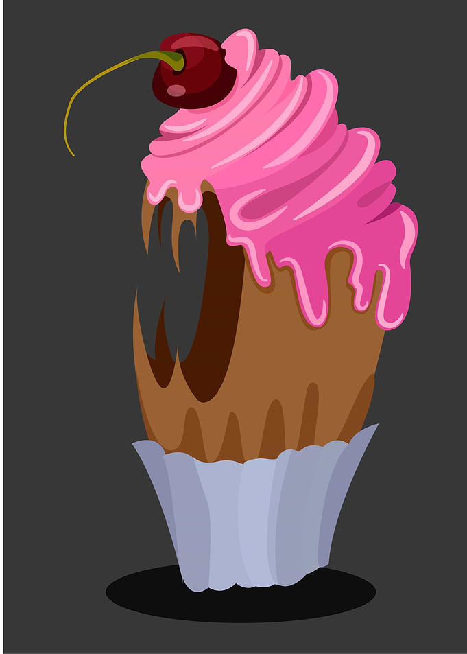 evil sweet cupcake