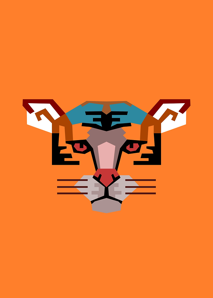 Tiger Cute Art