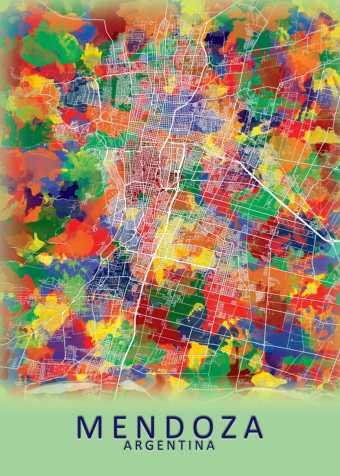 Mendoza Argentina City Map