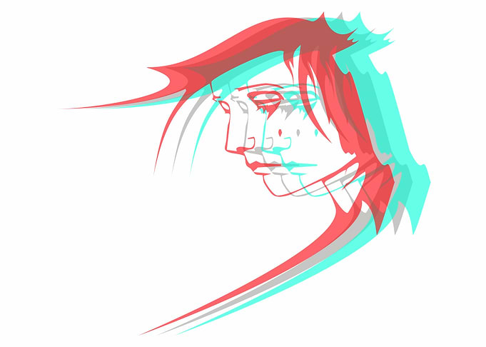 3D Woman Cry