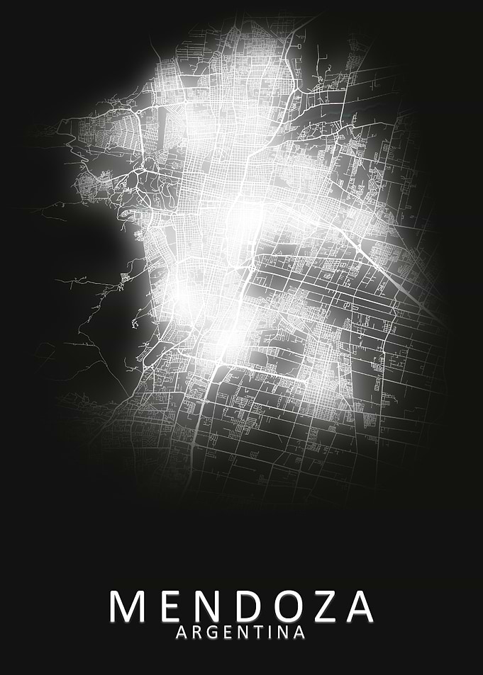 Mendoza Argentina City Map