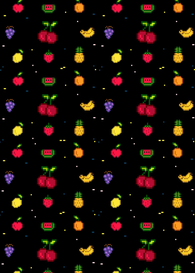 8bit Fruits