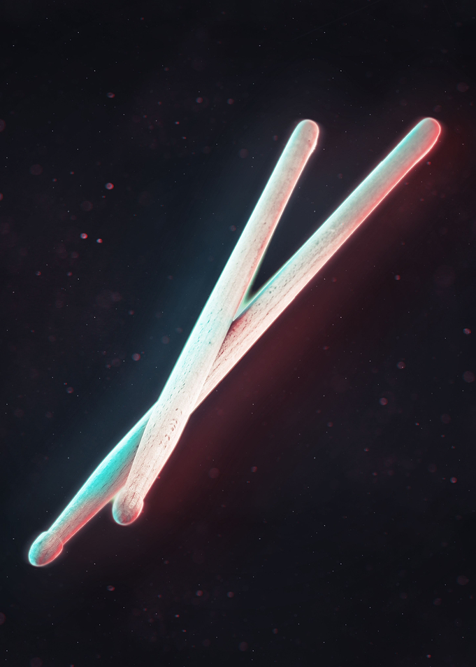 Neon Drumsticks 2