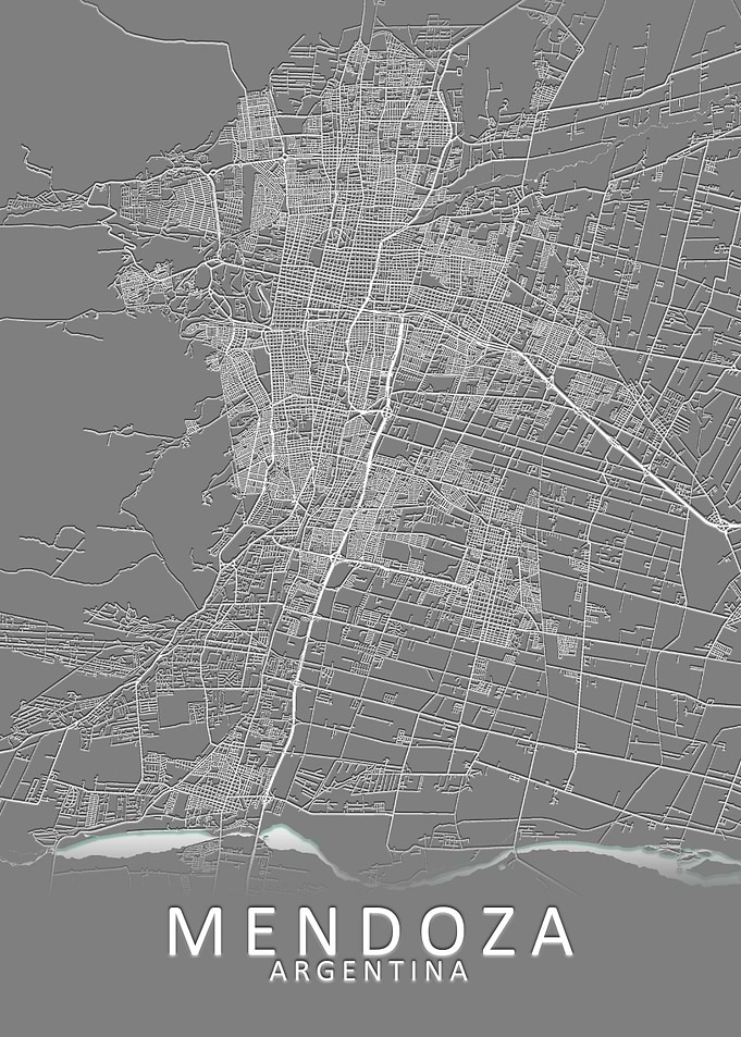 Mendoza Argentina City Map